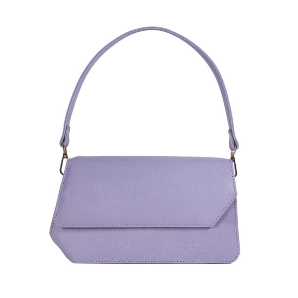 Lilac Golden - Genuine Leather Shoulder Bag - Image 4