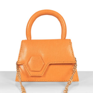 Luxury Yellow Genuine Mini Leather Sling Handbag