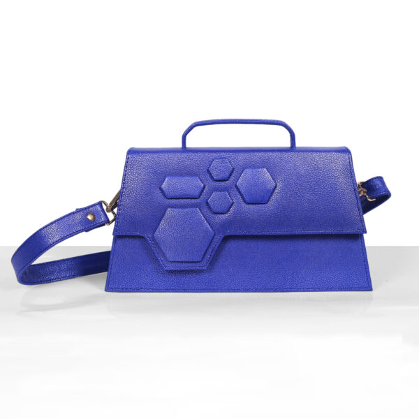 Blue Water - Italian Leather Cross Bodybag