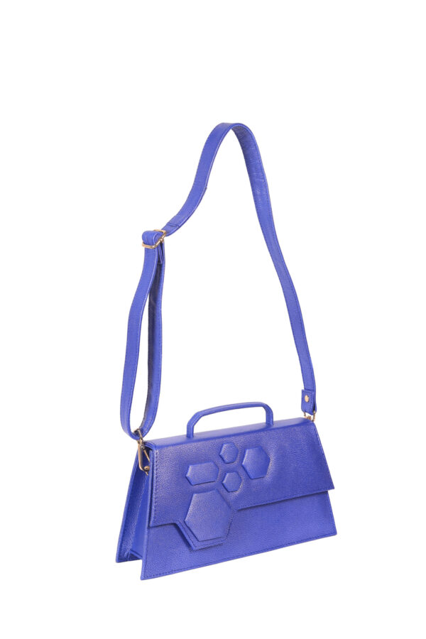 Blue Water - Italian Leather Cross Bodybag - Image 3