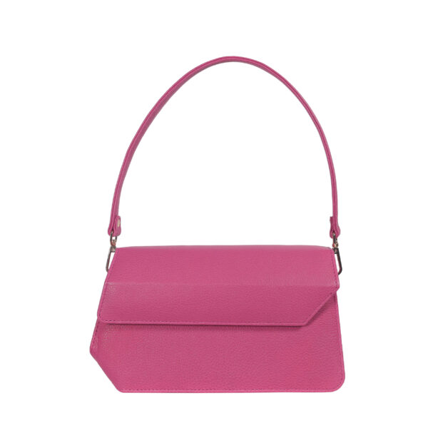 Pure Pinkish Leather Statement shoulder bag - Image 3
