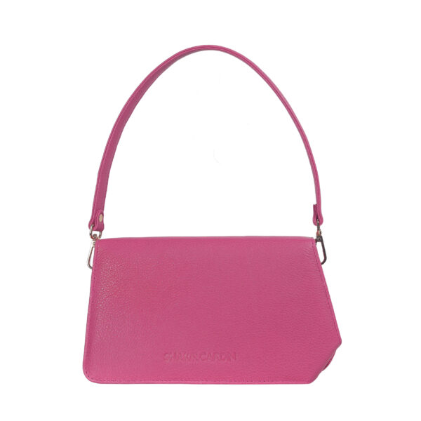 Pure Pinkish Leather Statement shoulder bag - Image 2