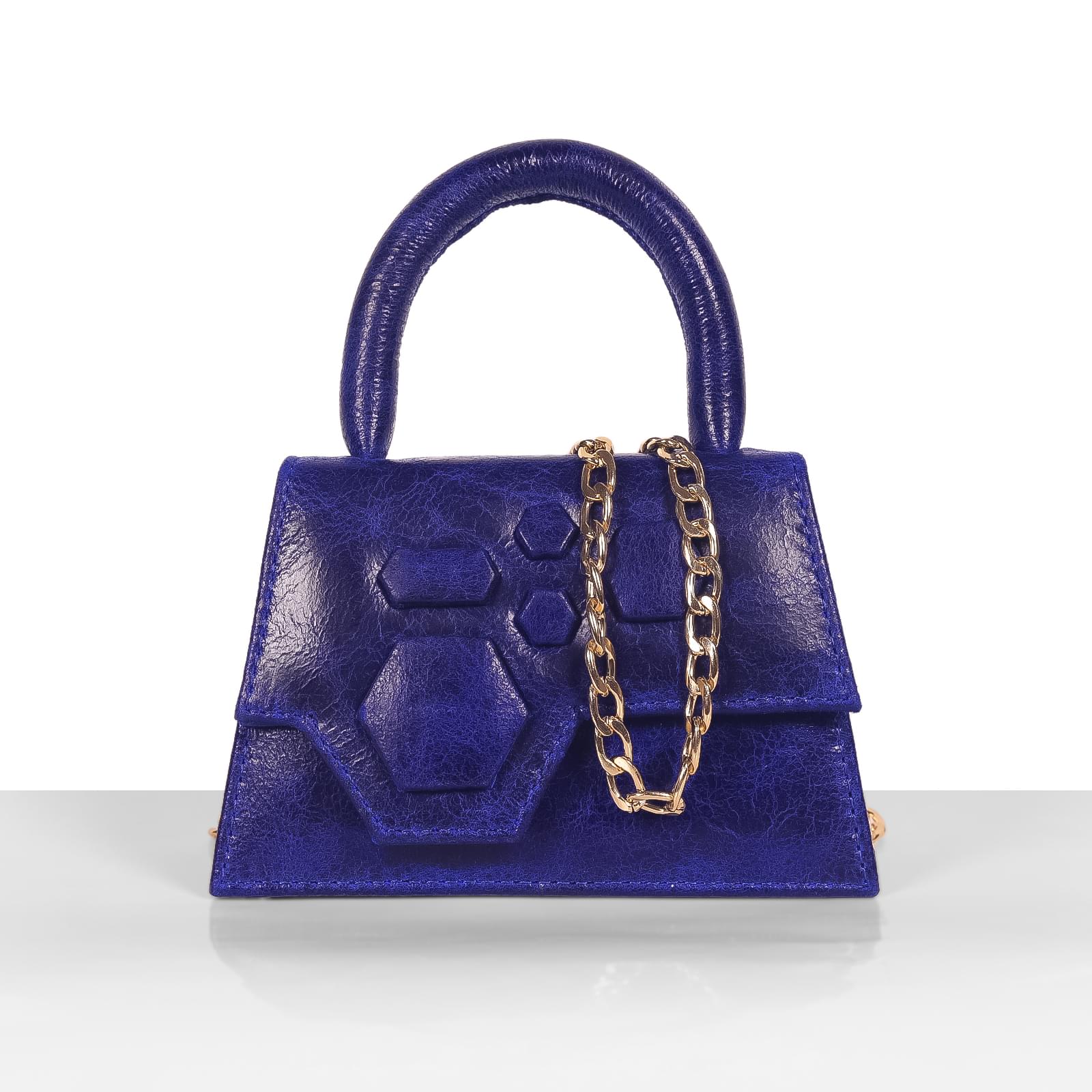 Deep Blue - Ladies Mini leather Handbag